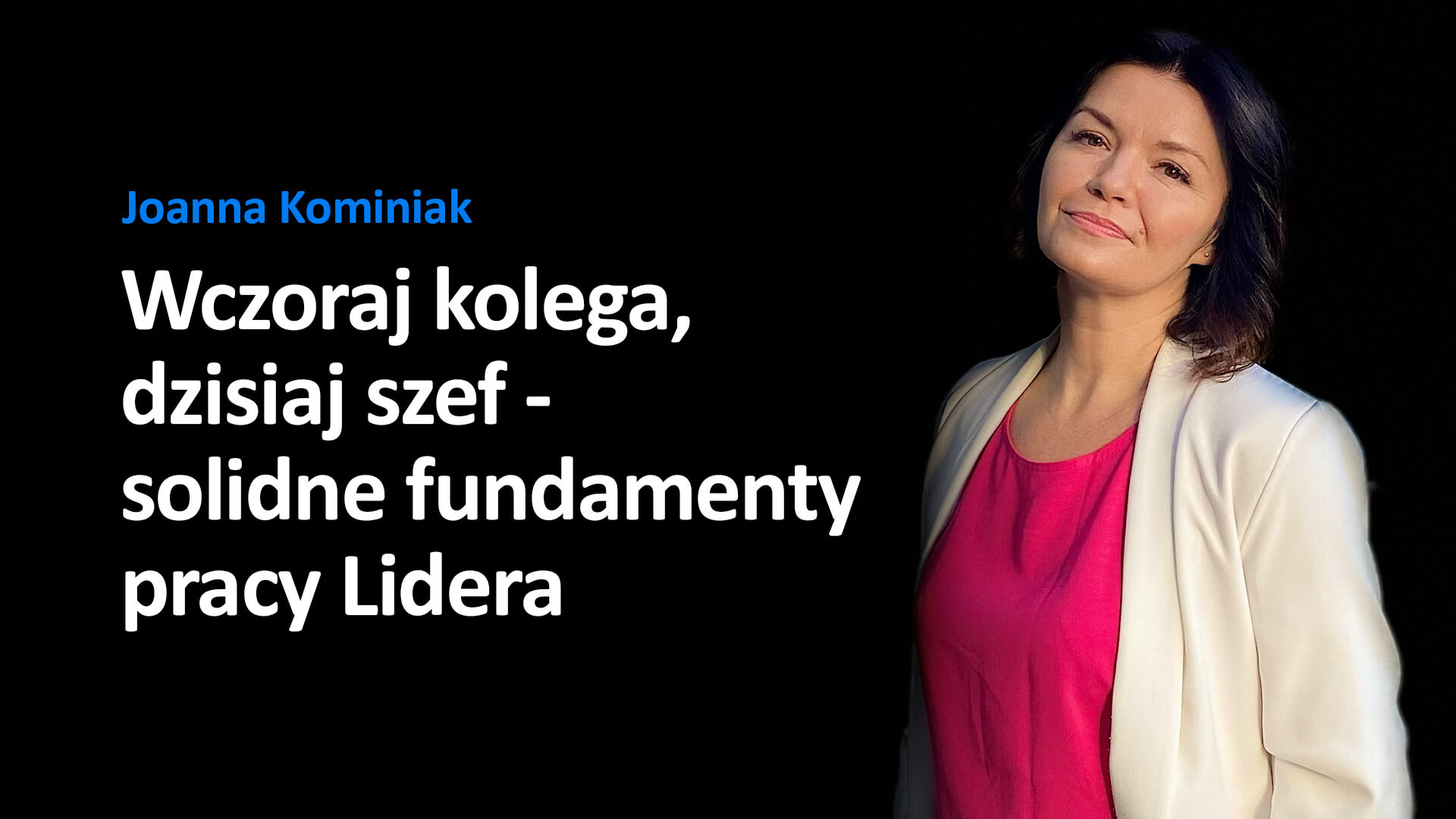 Yesterday a colleague, today a boss